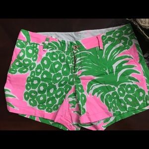 Lilly Pulitzer Callahan Shorts Pink Flamenco